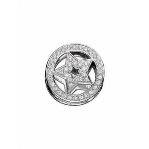 NEW STORY JEWELLERY women's star button in silver